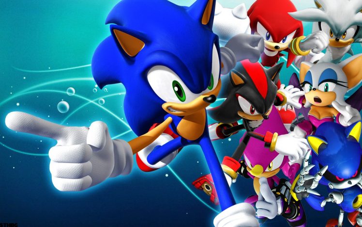Sonic, Sonic the Hedgehog, Metal Sonic, Shadow the Hedgehog, Knuckles HD Wallpaper Desktop Background