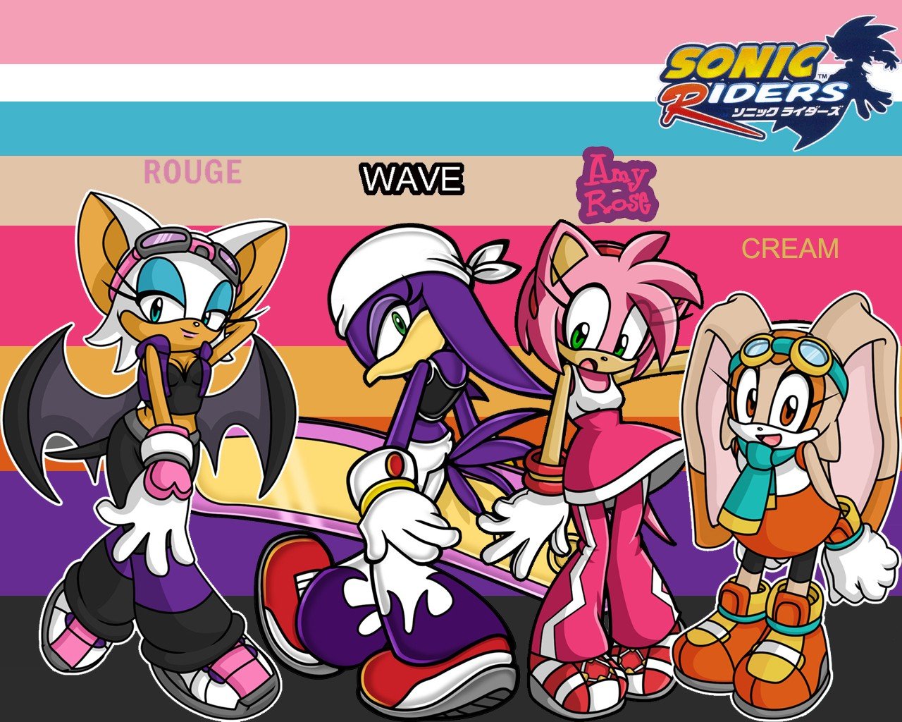 Sonic, Sonic the Hedgehog, Sonic Riders Wallpaper