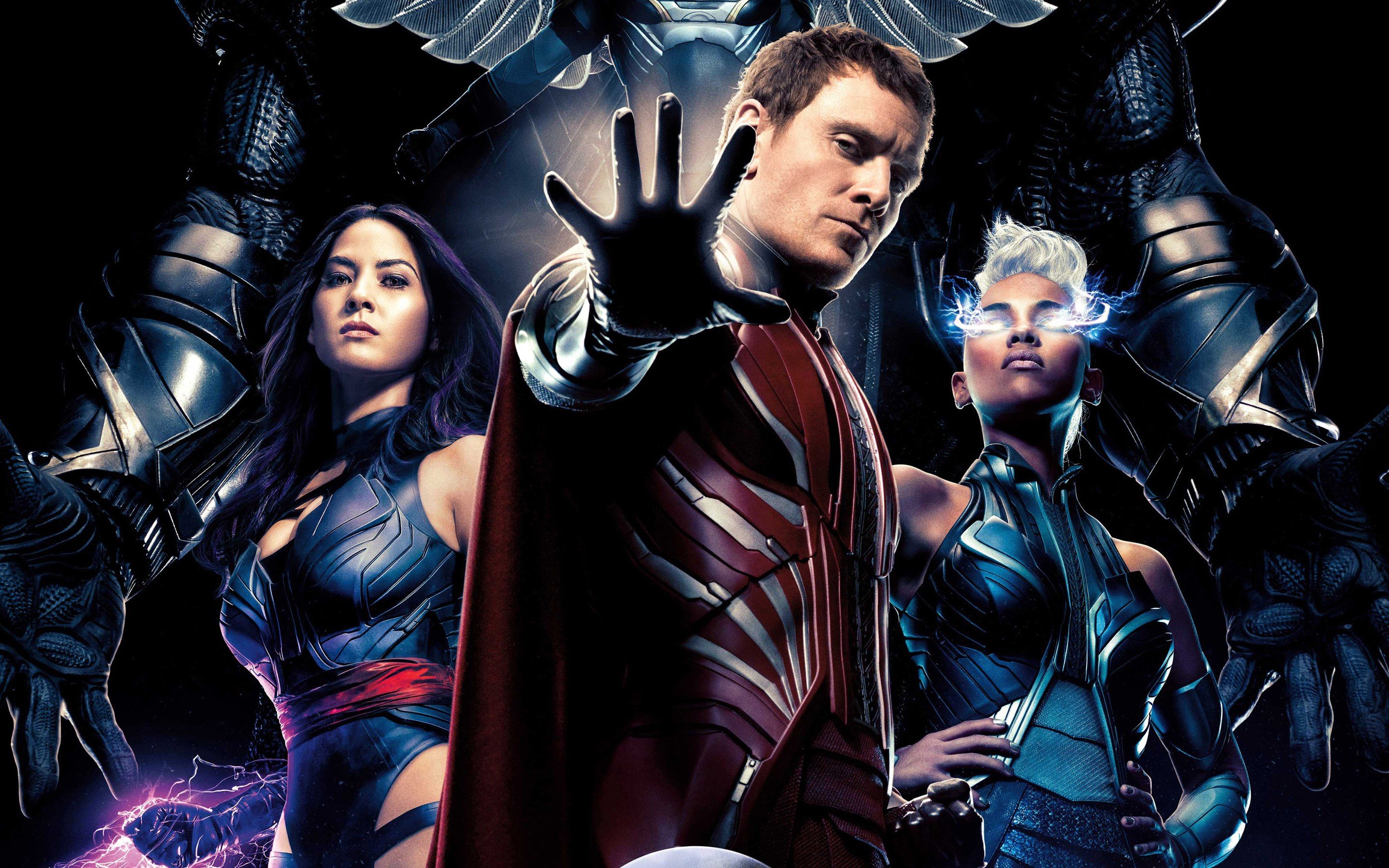 Olivia Munn, Psylocke, Magneto, Michael Fassbender, X men: apocalypse, X Men, Storm (character) Wallpaper