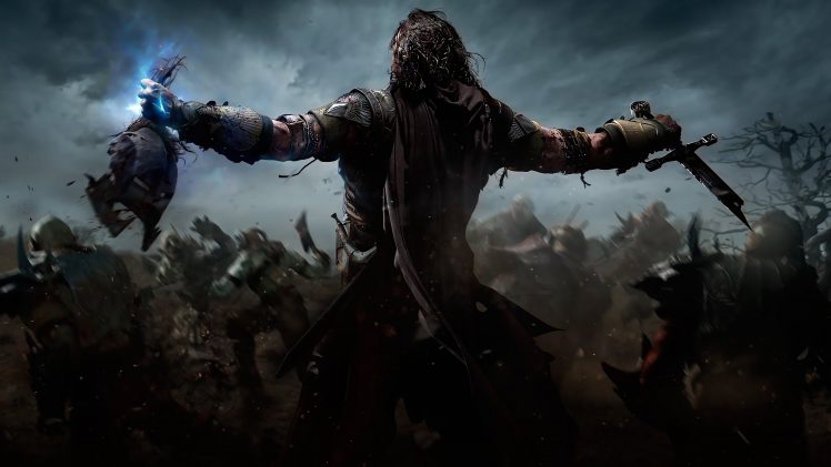 Shadow of Mordor, The Lord of the Rings, Battle, War HD Wallpaper Desktop Background