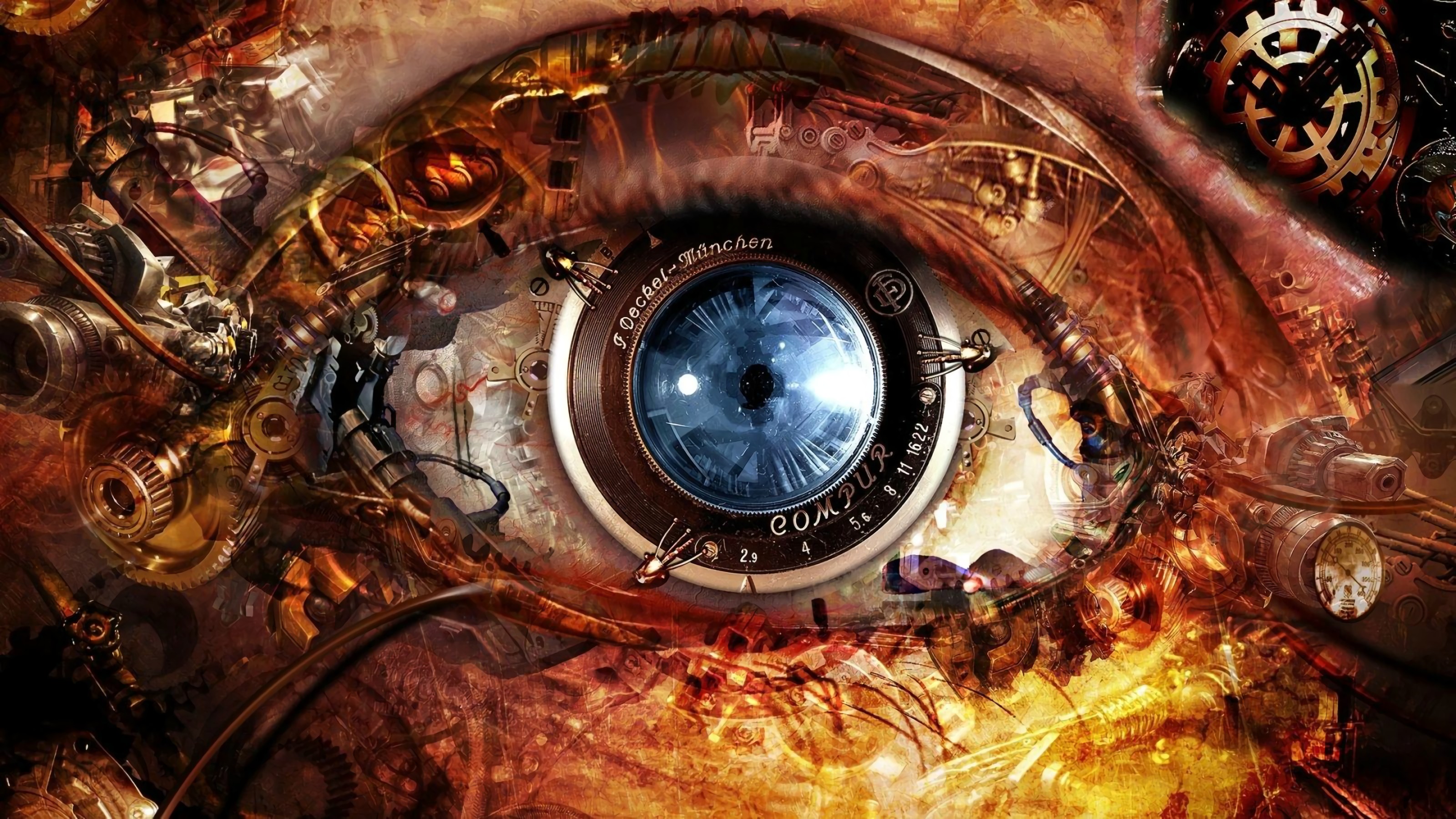 eyes, Cybernetics Wallpaper