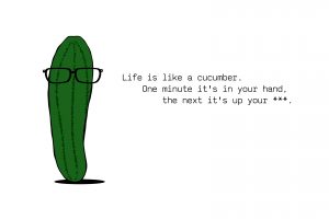 cucumbers, Quote, Simple, Vector, Glasses