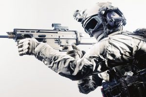soldier, Military, Assault rifle, Tactical, Simple background