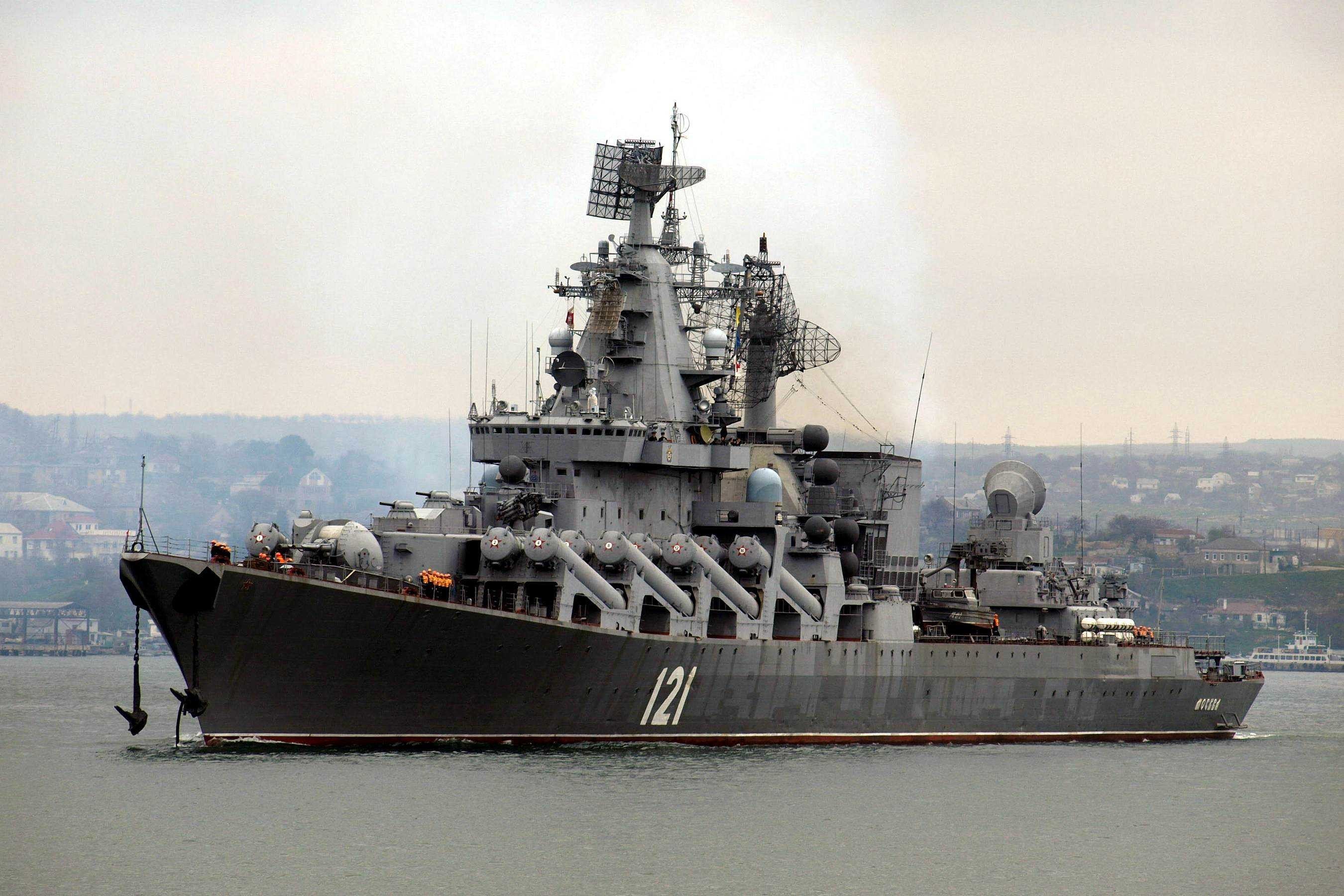 Slava Class Cruiser, Russian Navy Wallpaper