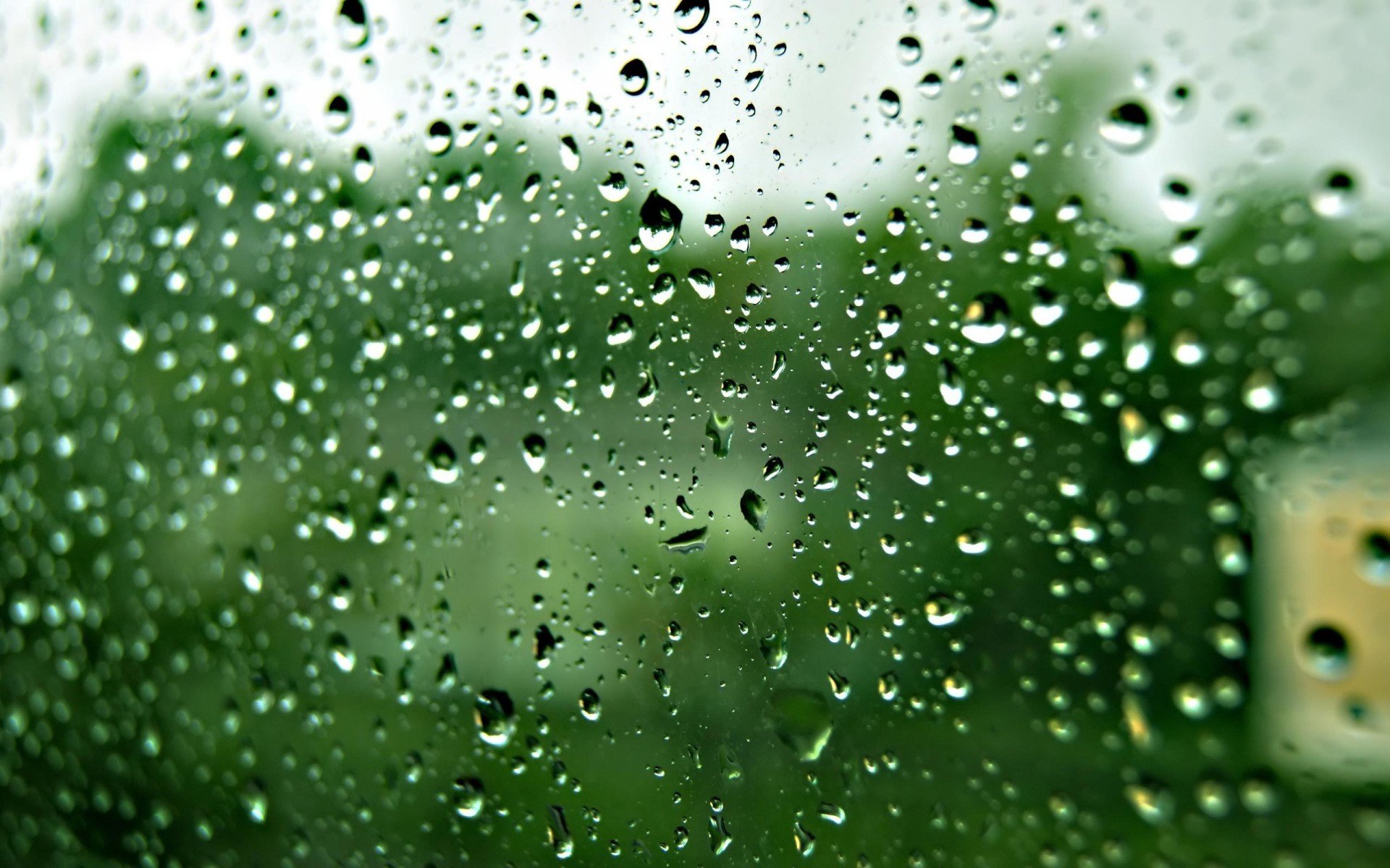 glass, Water drops Wallpaper