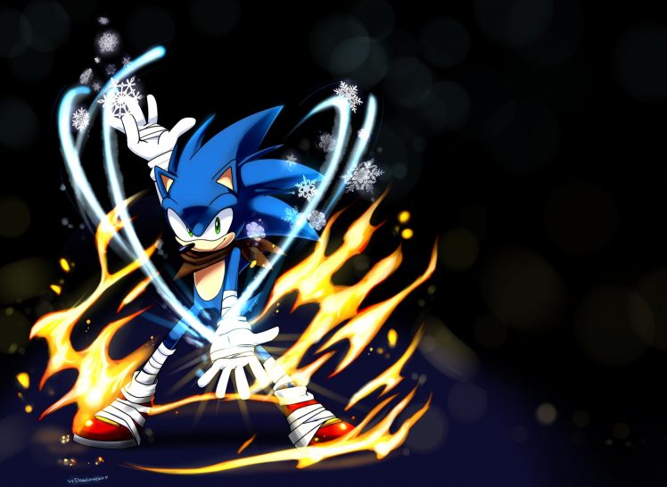Sonic Boom, Sonic, Sonic the Hedgehog, Ice, Fire HD Wallpaper Desktop Background