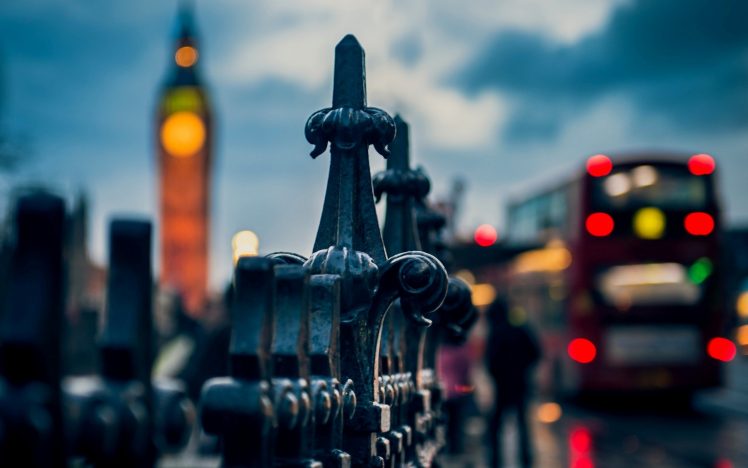 city, Big Ben, London, Depth of field, Westminster HD Wallpaper Desktop Background