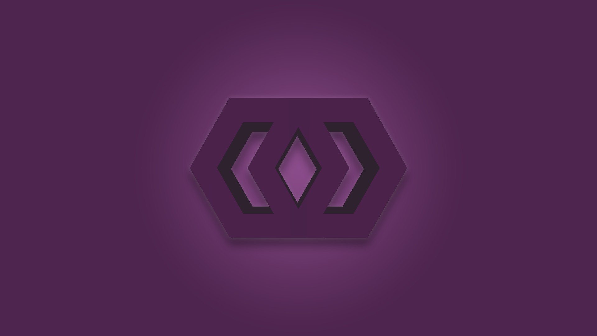 hex, Revealed Design, Logo, Photoshop, Purple Wallpaper