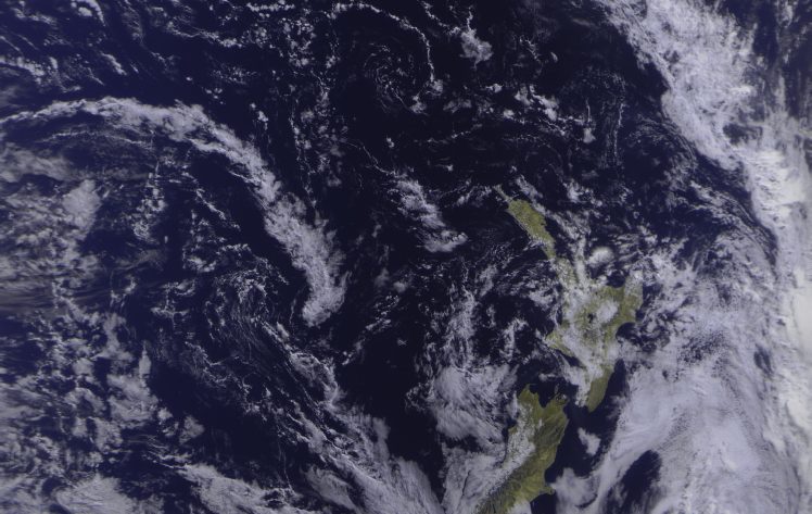 New Zealand, Meteor M N2, Satellite imagery HD Wallpaper Desktop Background