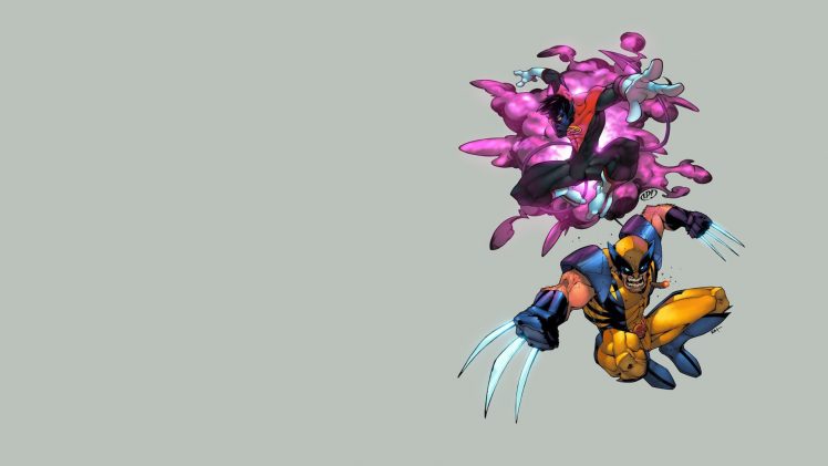 Nightcrawler, Wolverine, X Men HD Wallpaper Desktop Background