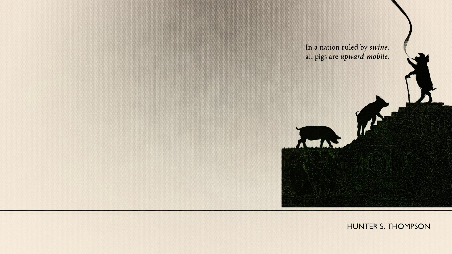 Hunter S. Thompson, Book quotes, Quote, Smoking Wallpaper