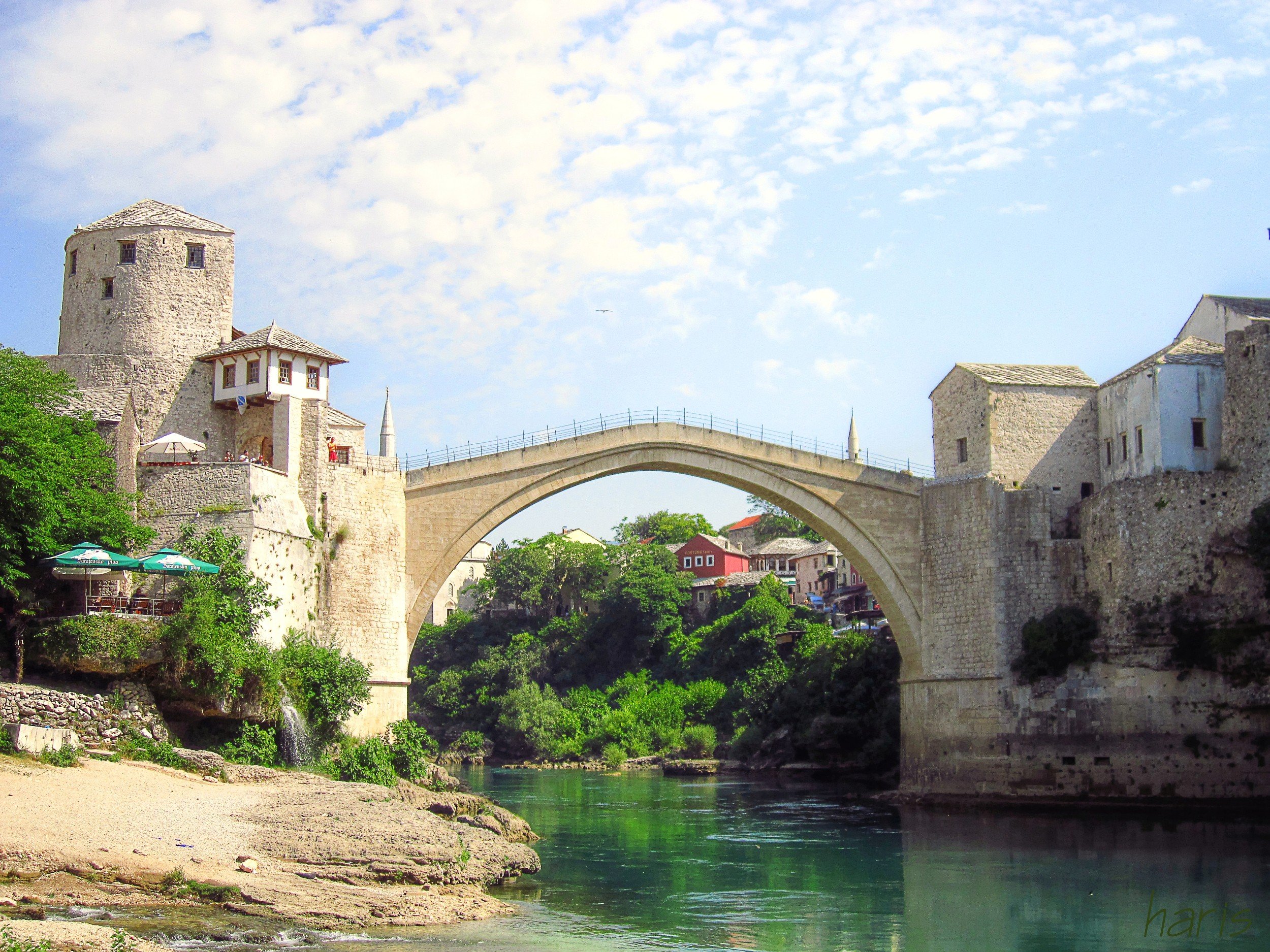 Mostar, Old bridge, Stari Most, Bosnia and Herzegovina, River, Neretva Wallpaper