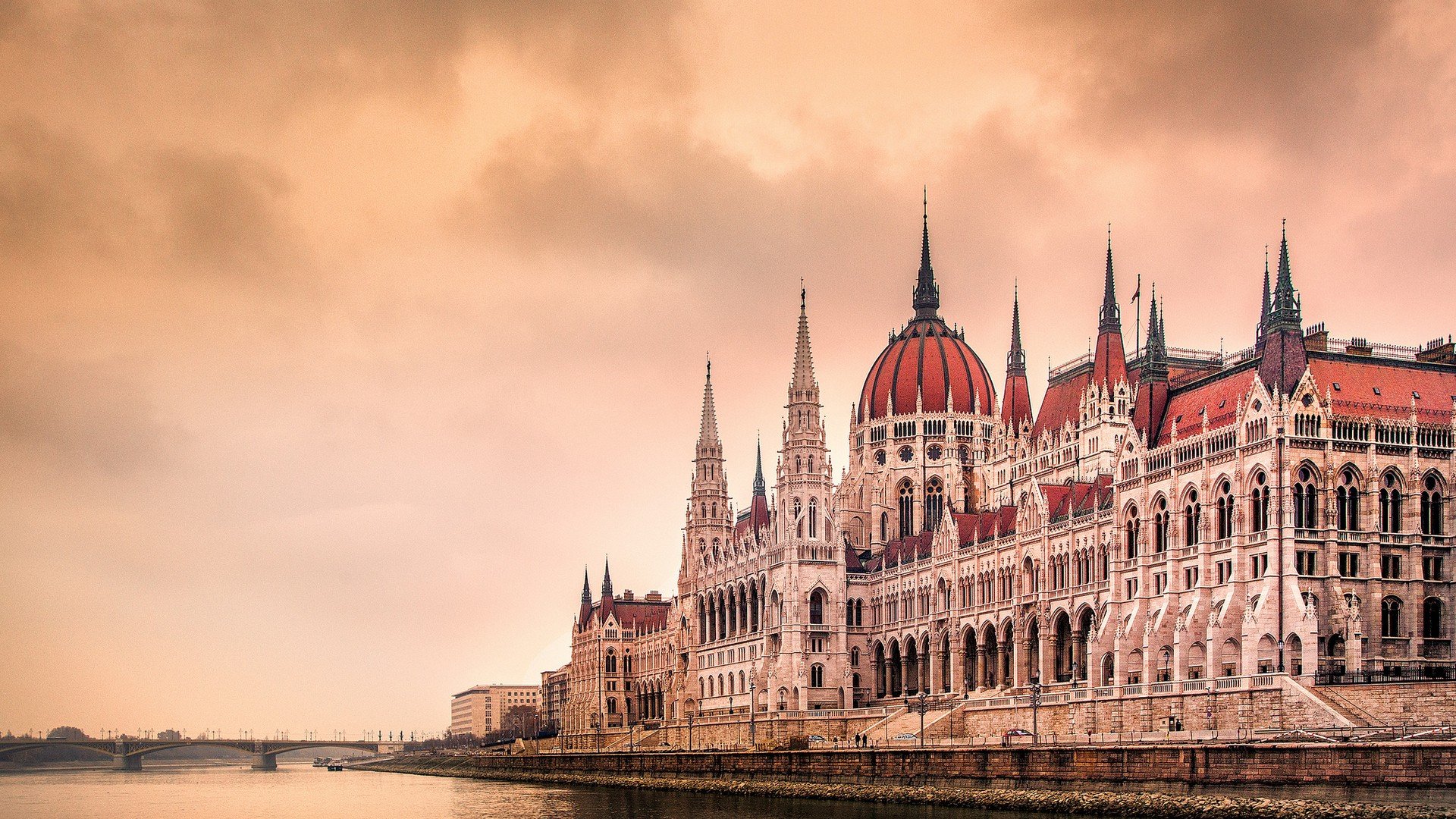 building, Budapest, Hungary, Hungarian Parliament Building, Architecture, Gothic architecture Wallpaper
