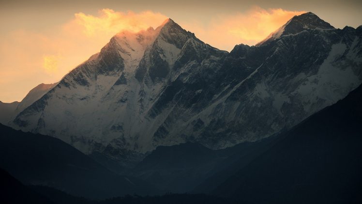 Mount Everest, Brume, Hills, Mountains HD Wallpaper Desktop Background