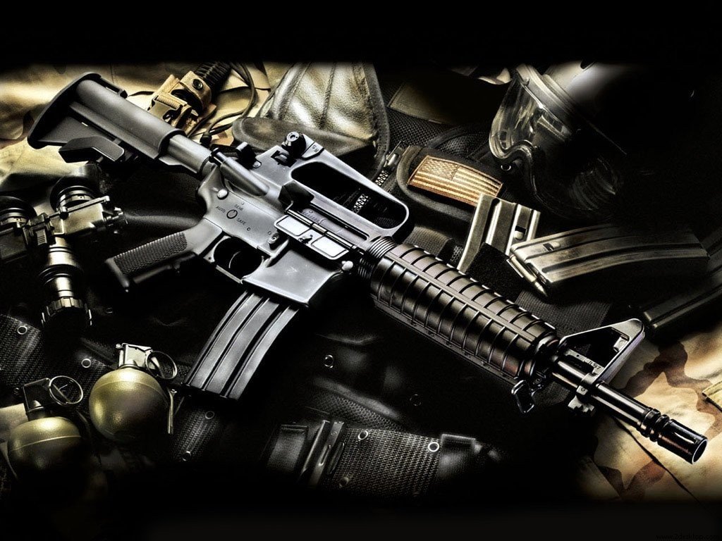 gun, Weapon, AR 15 Wallpaper