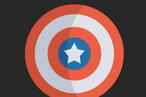 superhero, Minimalism, Captain America