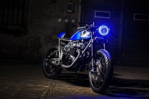 Heavy bike, Blue, LED headlight, Digital lighting, Photography