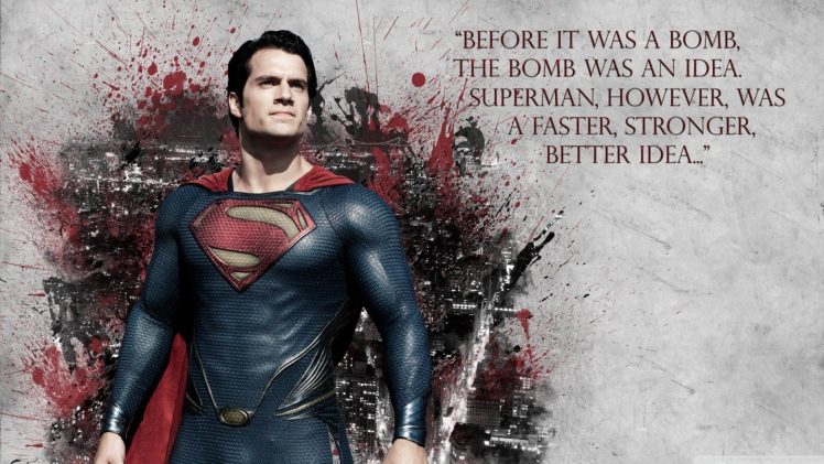 Henry Cavill, Quote, Superman Man of Steel HD Wallpaper Desktop Background