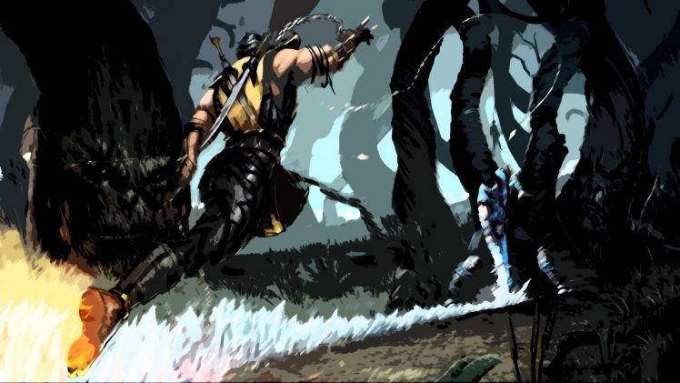 Sub Zero, Scorpion (character), Mortal Kombat HD Wallpaper Desktop Background