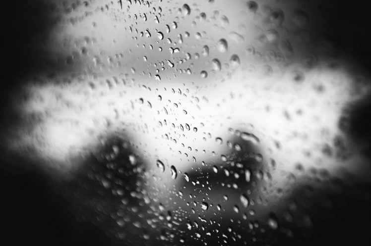 window, Glass drop, Bokeh, Water drops, Rain, Water on glass HD Wallpaper Desktop Background
