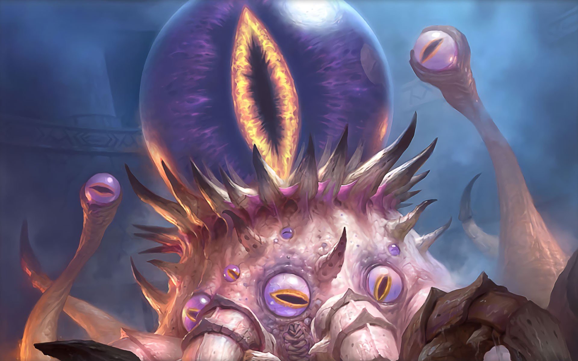 whispers of the old gods, Hearthstone, CThun Wallpaper