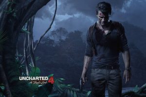 Nathan Drake, Uncharted 4: A Thiefs End, PlayStation 4, Gun, Belt