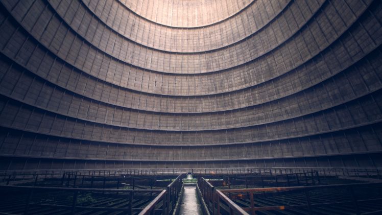 power plant, Cooling towers, Belgium, Abandoned, Photography HD Wallpaper Desktop Background
