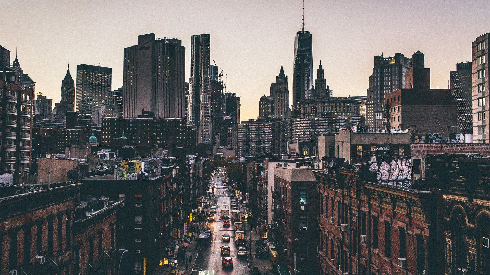 city, Manhattan, New York City, Street, Building, Cityscape Wallpaper
