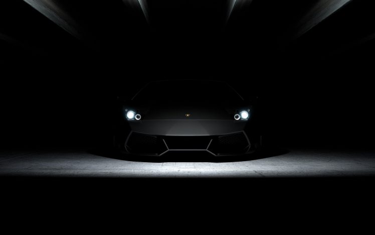 Lamborghini, Supercars, Dark, Headlights Wallpapers HD / Desktop and