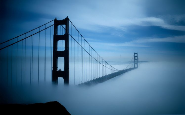 Golden Gate Bridge, Bridge, Mist, San Francisco HD Wallpaper Desktop Background