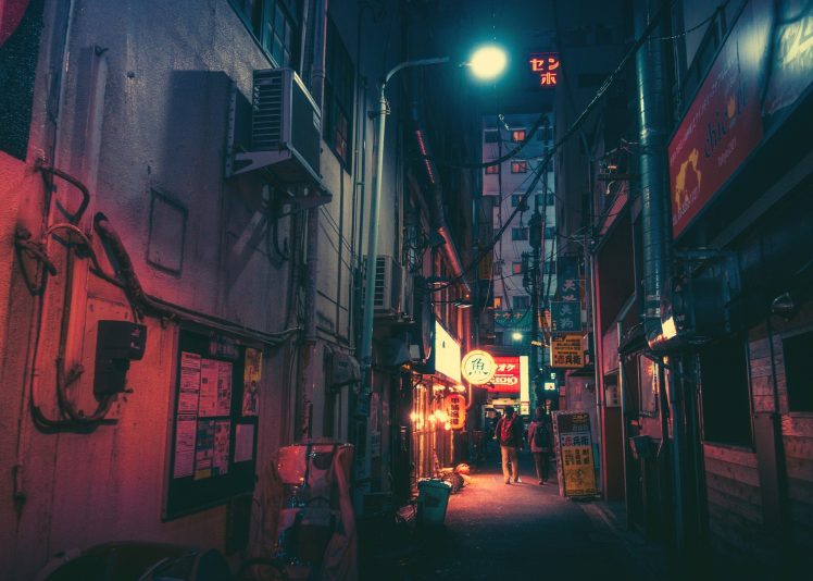 Japan, Street, Neon Wallpapers HD / Desktop and Mobile Backgrounds