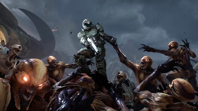 Doom (game), Doom 4, Shotgun, Hell HD Wallpaper Desktop Background