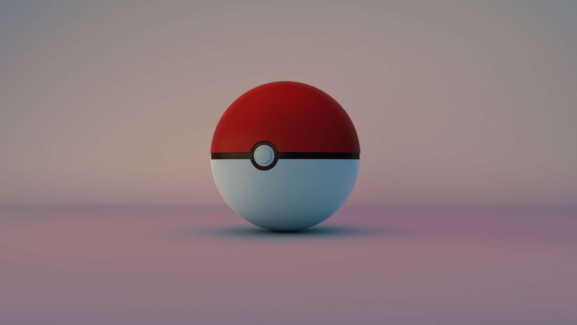 Pokémon, Red, Orange, Bright, Cinema 4D, Poké Balls Wallpaper