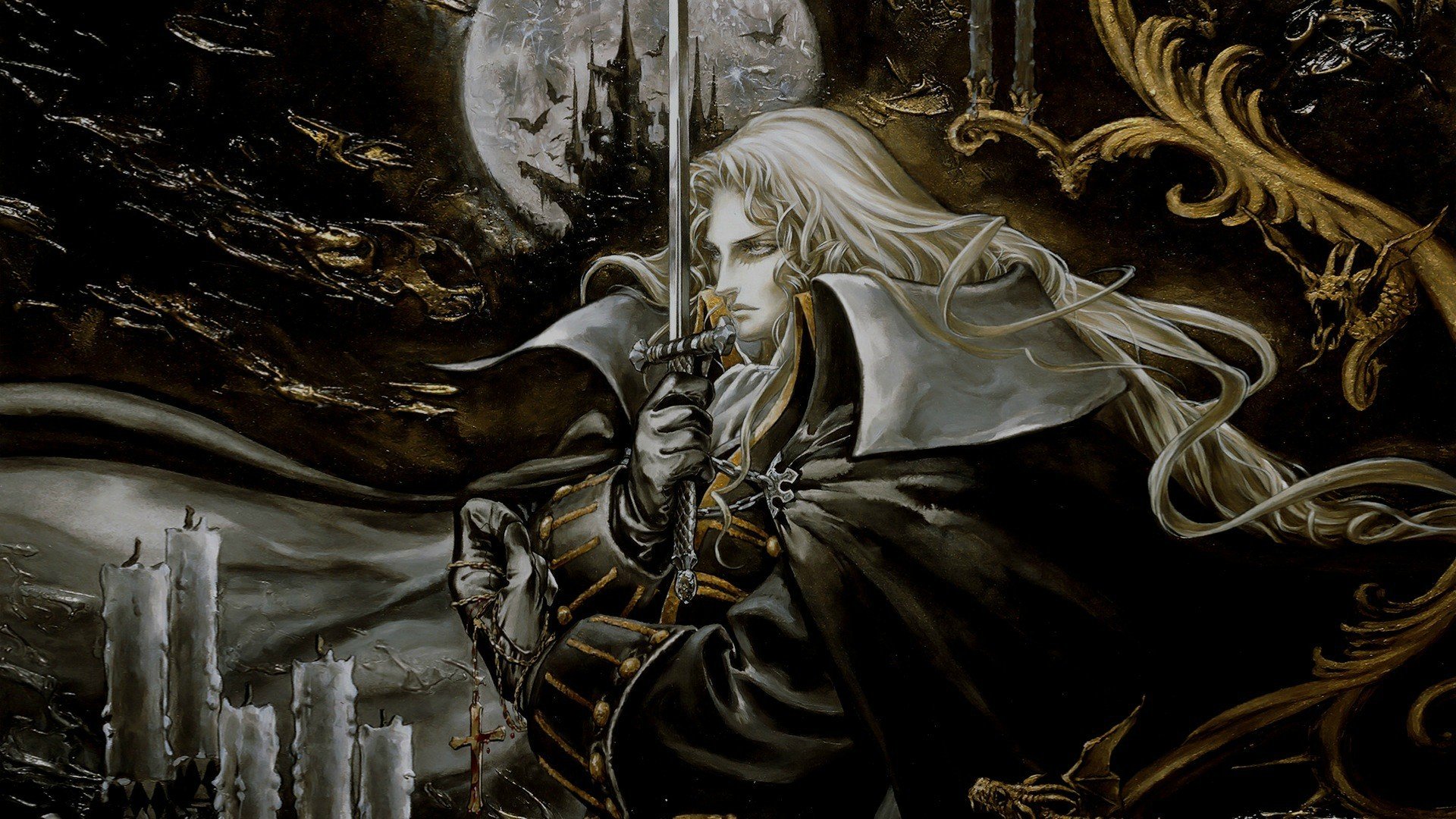 Castlevania, Castlevania Symphony of the night, Alucard, PlayStation Wallpaper