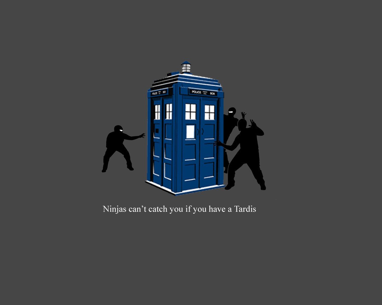 ninjas, Memes, TARDIS Wallpaper