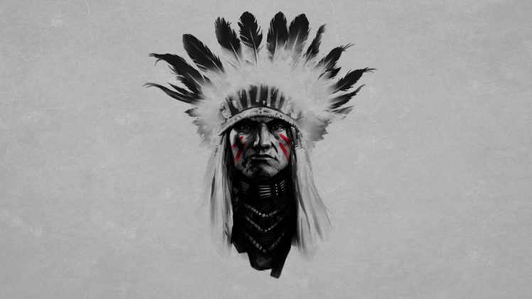 Native Americans, Feathers HD Wallpaper Desktop Background