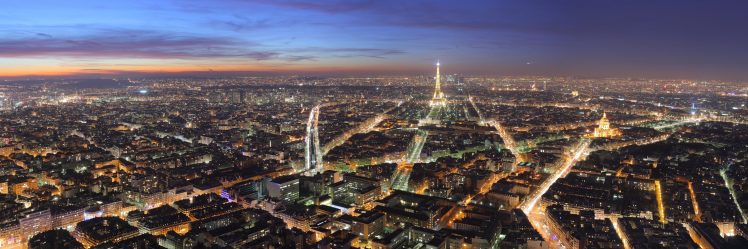 Paris, Night, Lights, City, France HD Wallpaper Desktop Background
