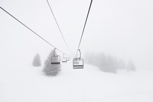 snow, Mist