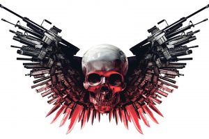 The Expendables, Weapon, Gun, Skull