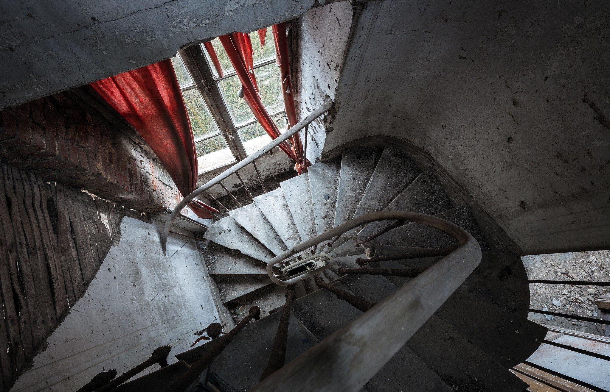 stairs, Building, Ruins Wallpaper