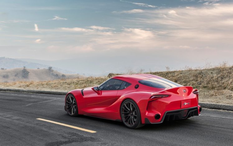 Toyota, Toyota FT 1, Red cars, Supercars, Prototypes HD Wallpaper Desktop Background