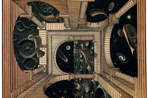M. C. Escher, Optical illusion