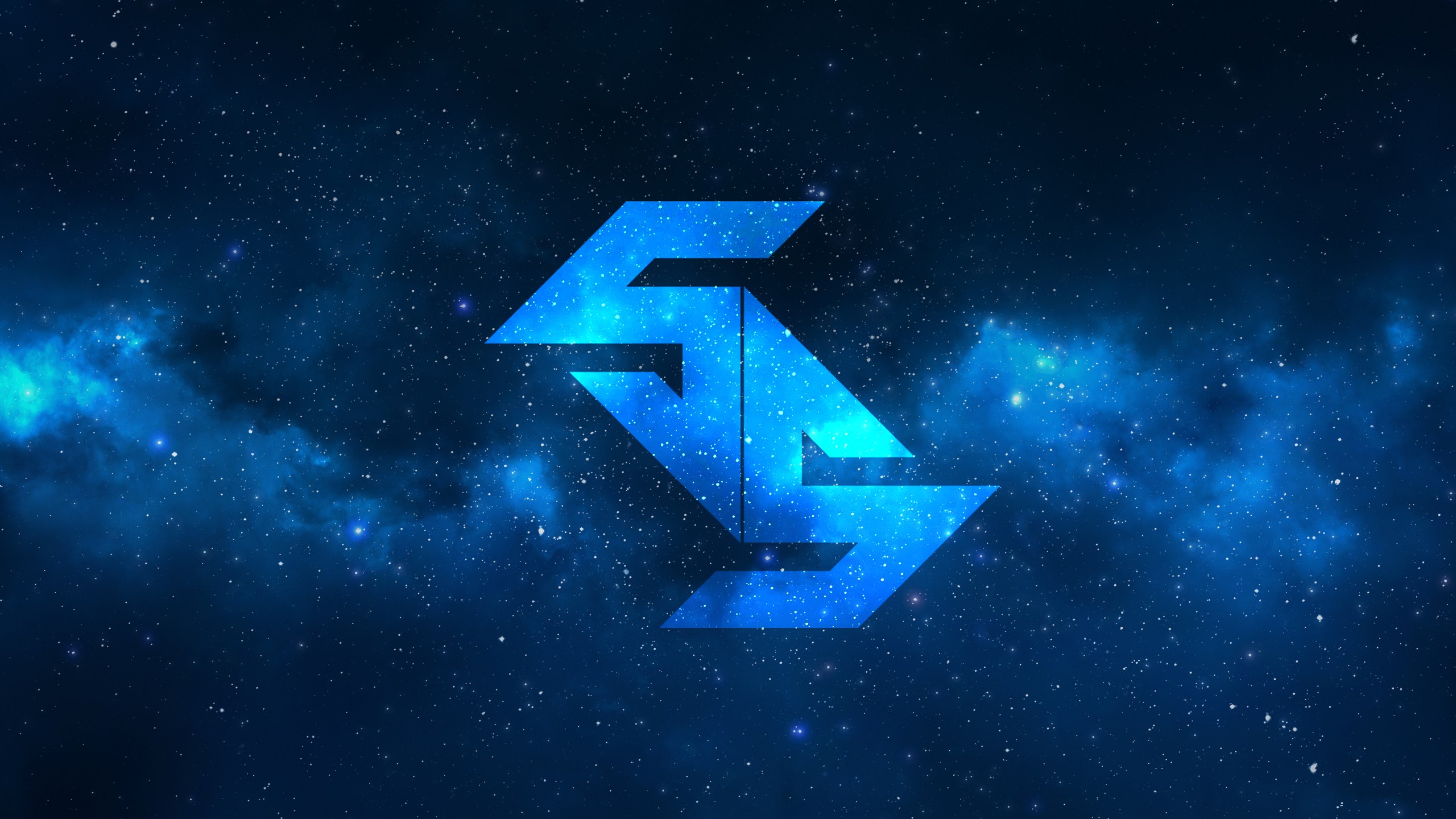 spes salutis, Counter Strike: Global Offensive, CS:GO Team, Galaxy, Blue Wallpaper