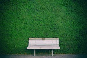 bench, Green, Minimalism