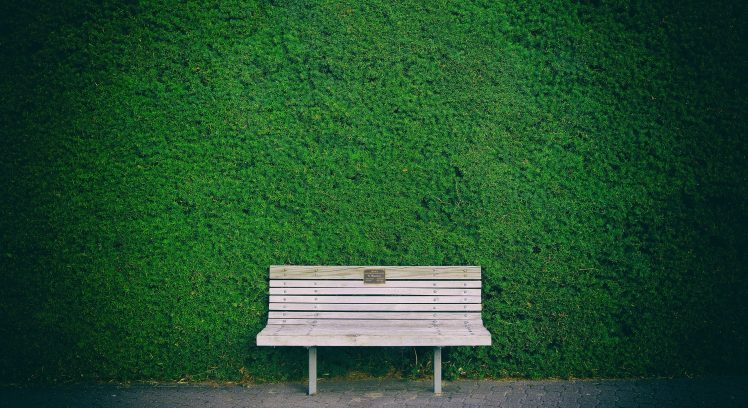 bench, Green, Minimalism HD Wallpaper Desktop Background