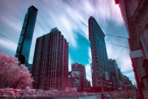 cityscape, Street, Building, Infrared
