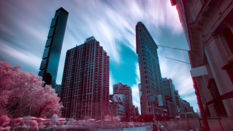 cityscape, Street, Building, Infrared HD Wallpaper Desktop Background