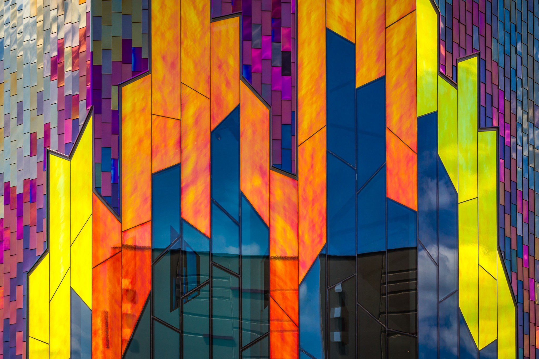 photography, Colorful, Glass, Architecture Wallpaper