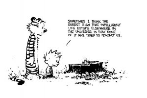text, Comics, Monochrome, Calvin and Hobbes, Tree stump, Cartoon
