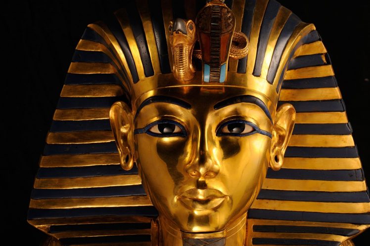 Egypt, Tutankhamuns death mask HD Wallpaper Desktop Background